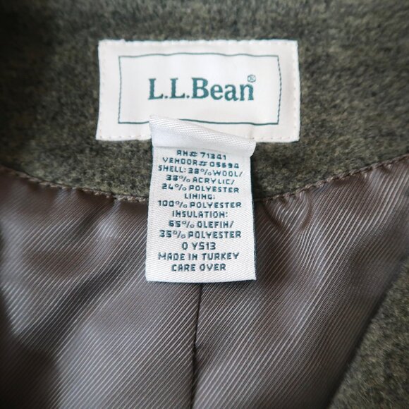 NEW L.L. Bean Wool Blend Shirt Jacket | Large - Picture 6 of 7